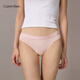 Calvin Klein内衣女士三条装ck本命年提花棉质微弹比基尼三角内裤女QP2349O Q7Z-太空黑/樱花粉/椰青灰 3条 S 尺码偏大，建议拍小一码