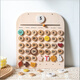 
Hanoufei's new product INS children's room wooden calendar baby cognitive tools desk calendar desktop pendant perpetual calendar wooden calendar pendant