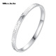 Miss JuJu pt950 platinum bracelet for women, platinum crushed ice bracelet, oval semi-solid royal concubine bracelet, inner diameter 58mm, weight 12.30g, thickness about 3.2mm