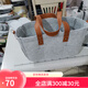 Clcey fühlte Multi-Grid-Windel-Lagerhandtasche Baby 59 Weiß 33*15*18 cm