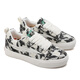 Lightning x Storm Picasso Paintings co-marquée Xiaoxiang Style Casual Lightning Bread Chaussures Couple Toile Sports Chaussures Chaussures hommes et femmes D6227 Cheese Cat 46