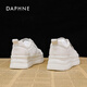
Daphne authentic white shoes for women in 2025 summer hot style lightweight height-enhancing shoes mesh breathable fashionable and versatile casual shoes for women off-white [5.0CM] 37