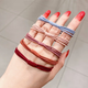 Adult hair rope four-in-one basic hair tie rubber band simple hair tie ponytail hair rope student hair accessories four-in-one head rope 10 pieces mixed color