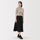 MUJI FELLA DE HEMBRA DE HEMBRA DE MUJI MUJERES SECTRADAS LARGOS DE HEMBRA LARGO DE LA MUJER FECHA MUJER CONTRO DE AUTORN PRODUCTO DE AUTON BE1XUA5A NEGRO M (160/66A)
