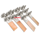 Verdickte Löckel-Kupfer-Aluminium-Übergangsausrüstung Drahtklemme SLG-12348 Transformator Drahtklemme Aluminiumausrüstung Drahtklemme Verdrahtung Klemme löschet-10 (100*100)
