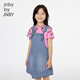 jnby by JNBY新款江南布衣童装套头圆领套头短袖T恤25夏男女童1P5113410 690/杂粉 图案随机 120 cm