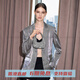 Calvin Klein Xiao CK Xia Xin Dinnerparty jährliche Party Mode -Strass -Reißverschluss Full Diamond Künstliche Kristallhandtasche kleine Frauen Silber Silber Geschenkbox