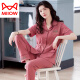 
Cat Man (MiiOW) middle-aged pajamas for women in summer pure cotton short-sleeved trousers cardigan floral mother style loose middle-aged and elderly home clothes Q9928# M (80-105Jin [Jin equals 0.5 kg] wear)