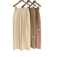Wir Blumenwgwe Sommer coole Hosen schlängelende elastische Taille Casual Hosen Frauen Frühling und Sommer Korean faul locker w3884 apricot s