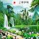 
LUODABAN (LUODABAN) Internet celebrity live background cloth 3D three-dimensional landscape painting movable high-definition live room outdoor interior background wall ZP-13556 2.5 meters wide - 2.5 meters high (hook type)