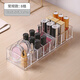 Eye shadow palette storage box powder drawer divider transparent plastic desktop makeup blush cosmetics storage shelf small seven-compartment eye shadow storage rack
