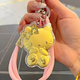 黄金KT猫钥匙扣999足金hellokitty猫手机挂坠包包挂件送女友礼物 20mgKT猫＋挂绳=礼盒装=证书