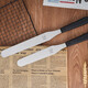 qn3882 Creme Spatel 8 Zoll 10 Zoll kommerzielles Rohrleitertisch Werkzeugmesser Backgebäckmesser 8 Zoll Spatel A QN3881