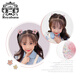 Royal sasa royal salsa Korean bow hair rope little girl ties hair rubber band does not hurt hair girls hairpin side clip