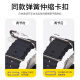 骁康美国Genokx适用AppleWatch ultra2海洋表带s10苹果S9手表iWatch新款46mmse游泳运动液态硅胶男女49 新款弹力扣橙色海洋表带 AppleWatch12342MM表盘