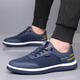 Tulx Men's Shoes para Summer Soft Sole Breathable Outdoor Mesh Mesh Zapatos de moda Sports informales Conducir aire acondicionado Zapatos Azul (9209) 38 (tamaño de zapato de cuero estándar)