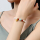 Queen of Pearls Lucky Bag Jade Agate Bracelet 5-6mm Freshwater Pearl Bracelet Fashionable and Simple