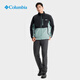 Columbia Outdoor 25th Autumn and Winter New Men's Fishing Series Warm Fleece Jacket FO9344 014 European and American Slim Fit Shark Black and Dawn Blue XXL (190/104A)
