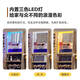 Yonghuan rotating full-body mirror cloakroom floor-standing mirror modern simple fitting mirror jewelry storage cabinet dressing mirror upgrade rotating model 6227 white monochrome interior light