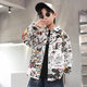 Children's clothing boys' shirts 2025 new spring and autumn models for middle and large children autumn handsome autumn shirts boys long-sleeved trendy white 140