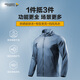 Longya Chaqueta cortavientos portátil ligera Longya de quinta generación de grado B4, chaqueta de protección solar informal de verano para exteriores, para desplazamientos, color gris acero titanio S 170/92A (120-140 Jin Jin equivale a 0,5 kg)
