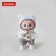 Cartoon Little Raincoat Labubu Baby Ropices de una generación de tres generaciones Labubu Cloth Glue Muñeca Boots Lindo Clothing Bots Bee No contiene un bebé