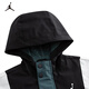 Jordan Nike AJ Children's Clothing Children's Windproof Jacket Boys Autumn New Hooded Jacket Mediterranean Green