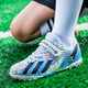 iosn mandarin duck football shoes new falcon children boy elementary school student assassin velcro broken nails football training shoes 6199 black and blue broken nails [buy one five] 31