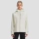 Descente Womensrunning Series Vlies Wasserabweisungen gewebte Kapuzejacke für Frauen CR-CREAM XL