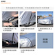 Jingzhixiang Autoabdeckung Vollautoabdeckung Sonnenschutz Regendicht Staubabdeckung Windschutz Sonnenschutz Sonnenschutz Stoff Regendicht verdickte Schneecreme Abdeckung Spezielle Autoanpassung geeignet für Peugeot 5008 Spezielle Autoabdeckung Full Autokabelle Silber Baumwolle verdickte Oxford Stoffautoabdeckung Jacke