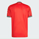 adidas men's football series MUFC H JSY short-sleeved JI7428 red M