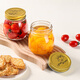 Baijie sealed jars 6 pieces packed with 300ml honey bottles cans jars with lids jam jars coffee beans tea jars glass storage jars