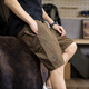 Lomon 2025 summer thin pure cotton trendy brand tooling shorts men's loose new men's mid-trousers sports casual five-point pants 983 khaki XL recommended [145-160Jin [Jin equals 0.5 kg]]