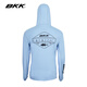 BKK sun protection sports hoodie outdoor casual fishing wear hooded long sleeves - spread S