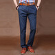 MONTAGUT (MONTAGUT) broken 2025 autumn thin jeans men's loose oblique socket pocket men's fashion large size thin straight jeans long 9905-20 dark blue-oblique socket pocket 32 ​​two feet four six