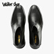 Walker Shop Martin Boots Men [High Top British Style] Spring Chelsea Boots Short Boots Fashion Leather Shoes Mid Top Boots Black 38