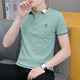 Site officiel de Lilang Fang Ship Store Flag Site officiel Summer Cool Ice Silk Casual Thin Business Pure Coton T-shirt à manches courtes Polo Men's Polo White 679 Modèle M _85-100JIN [Jin est égal à 0,5 kg]