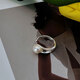 Laomiao silver ring S925 high-end pearl ring S925 high-end pearl ring No Specifications