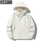 JEEP SPIRIT Jeep Shock Clothes Women's Three-in-One Jacket 2025 New Windproof Waterproof Spring Autumn Winter New Year Wearing Mountaineering Clothes Men's Women's Oak Brown XL