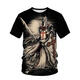 
Han Feinu World of Warcraft Clothes Summer Quick-drying Breathable Lich King Digital Print Men's Round Neck Short 5X SLX691 XXS