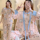 桑琴月子服春秋夏季三件套装薄款产后哺乳衣外出孕妇睡衣产后喂奶2XL 9911西瓜女孩【里短袖】 M 【建议80-100斤】