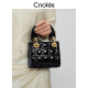 CNOLES [New Product] Bag New niche light luxury diamond bag Women's handbag Diao Bao Xiaoxiang style crossbody bag Diao Bei Heihuo
