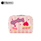 Lesportsac's new TRENDY series trendy large-capacity makeup bag storage clutch gift for girls Sweetheart cake