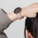 适用小米watchS4表带S3波纹磁吸硅胶手表带夏天S1pro腕带透气S2智能color2运动替换带新品【1047】 墨绿配橙 【22mm】小米Watch Color/运动版