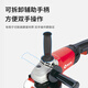 锐奇KEN磨光机打磨机角磨机大功率打磨切割机电动工具9525/9550 180mm-2100瓦-9180S(不含片)