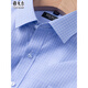 CEO Yageol plaid short-sleeved shirt middle-aged summer business men's clothing iron-free and anti-wrinkle workplace soft and skin-friendly shirt DX6626 38 [100-120Jin[Jin equals 0.5 kg]]