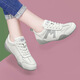 Zhedun (Zhedun) Frauenschuhe für Sommer Neue Vielseitige Modesport-Frauen-Freizeitschuhe Ins Koreanische Version Leicht nicht rutschloser Flacharzt mit kleinen weißen Frauenschuhen NM-Q687 Gray 39