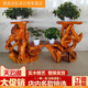 Xmsj verstärkte natürliche Wurzel Carving Rack Basis Block Wohnzimmer Chinesische Bonsai Fischtank Stand Massivholz Baumwurzel Kunst Balkon Ornament 16866