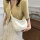 Sacs de mode pour femmes Sacs de bodal de bodal polyvalent japonais simples pour les étudiants sacs de boulettes de grande capacité pour la mode 805 blanc