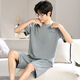 
Arctic velvet (Bejirog) modal men's pajamas set summer shorts shorts thin summer ice silk feel loose casual large size home G[6623] modal shorts-cool and breathable L [recommended 100-120 Jin [Jin equals 0.5 kg]]